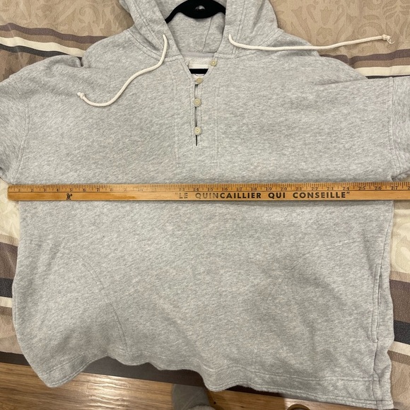 Aerie Gray Oversized Hoodie size M - Picture 3 of 6